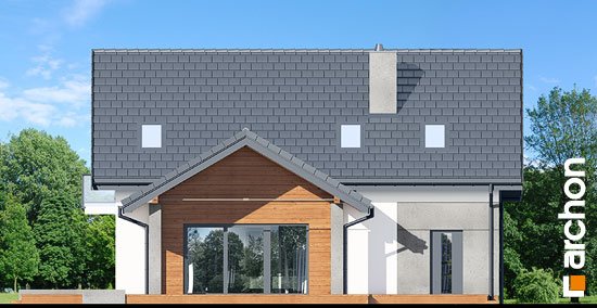 Проект дома Дом в аурорах 7 - 6 С мансардным этажом дома в Киеве