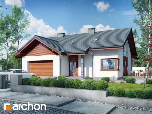 Проект дома Дом в первоцветах 2 (Г2) - 2 С мансардным этажом дома в Киеве