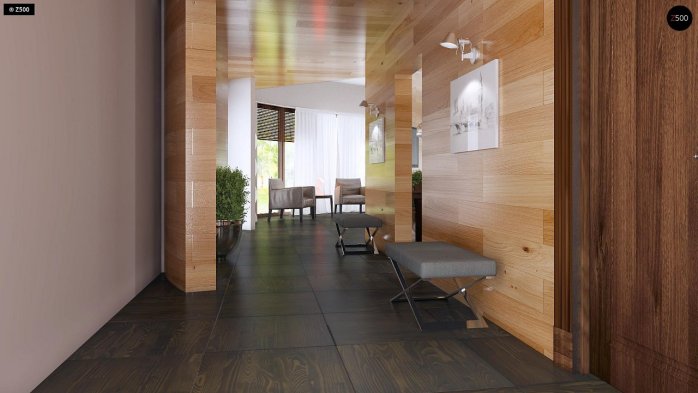 Проект дома Ur5 - 8 С мансардным этажом дома в Киеве