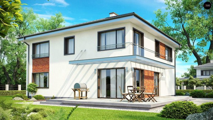 Проект дома Ux30 - 2 Двухэтажные дома в Киеве