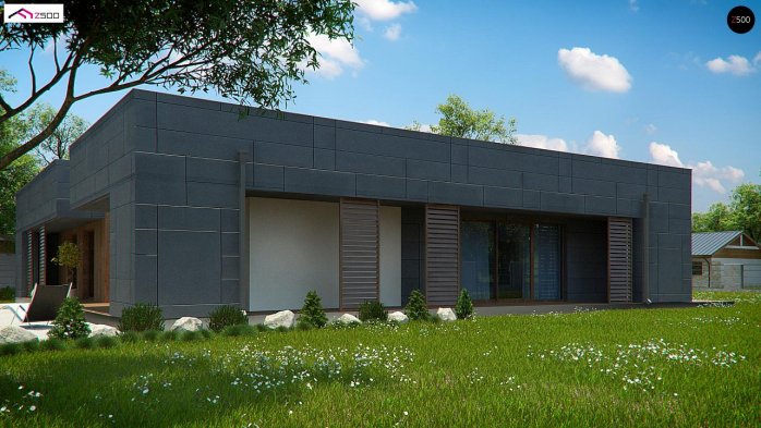 Проект дома Ux118 - 7 Одноэтажные дома в Киеве