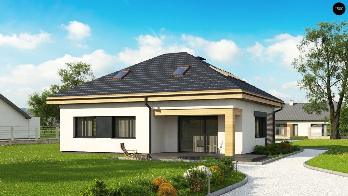 Проект дома U273 Ph+ st - 2 С мансардным этажом дома в Киеве