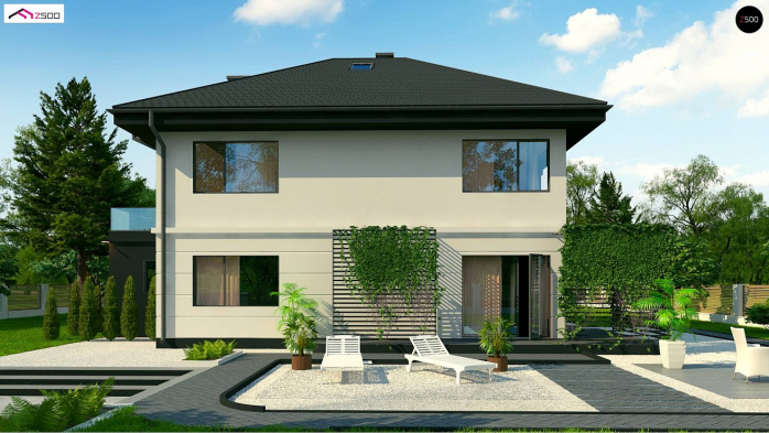 Проект дома Ux10 v1 - 4 Двухэтажные дома в Киеве