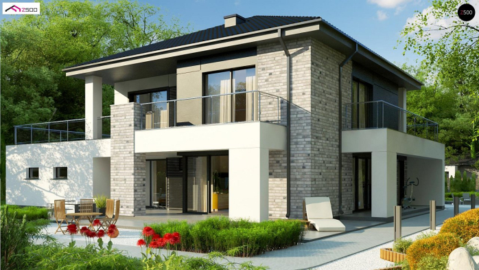 Проект дома U291 - 2 Двухэтажные дома в Киеве