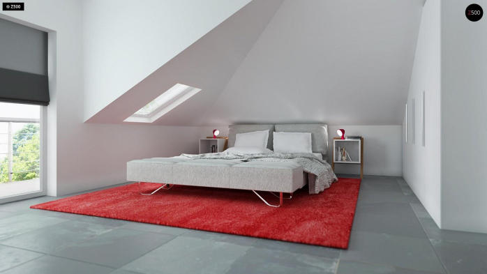 Проект дома U283 - 10 С мансардным этажом дома в Киеве