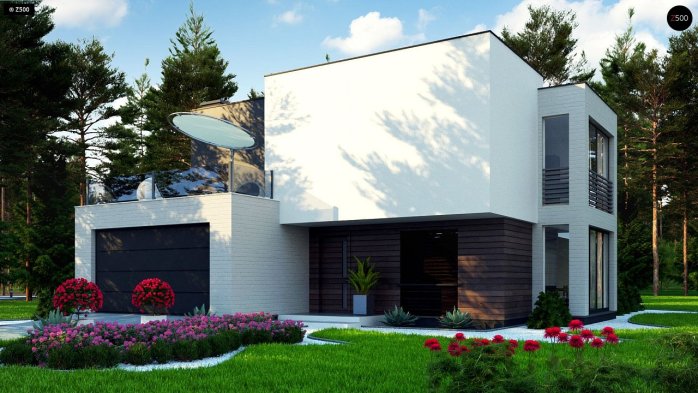 Проект дома Ur17 A - 1 Двухэтажные дома в Киеве