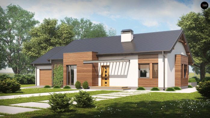 Проект дома U93 GL - 1 Одноэтажные дома в Киеве