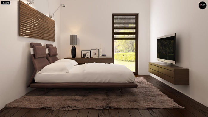 Проект дома U261 v1 - 10 С мансардным этажом дома в Киеве