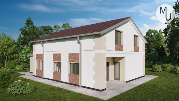 Проект дома DBMU Кассель - 3 Двухэтажные дома в Киеве