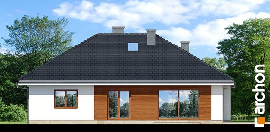 Проект дома Дом в герани - 6 Одноэтажные дома в Киеве