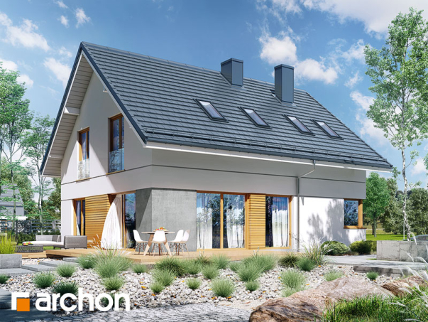 Проект дома Дом под хикорой 3 - 2 С мансардным этажом дома в Киеве