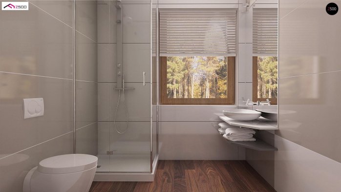 Проект дома U244 - 10 С мансардным этажом дома в Киеве