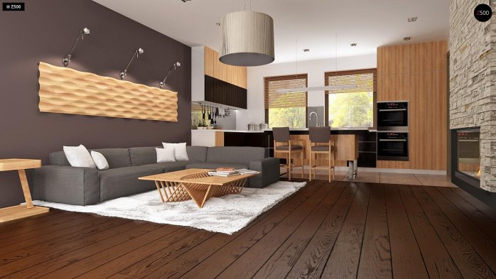 Проект дома U261 - 7 Одноэтажные дома в Киеве