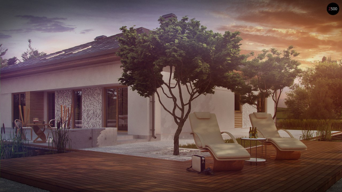 Проект дома U51 - 5 Одноэтажные дома в Киеве