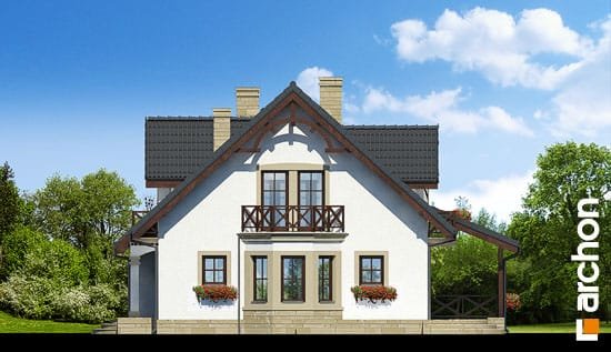 Проект дома Дом в тамарисках 4 (Г2) вер.2 - 4 С мансардным этажом дома в Киеве