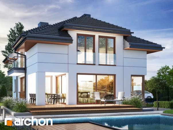 Проект дома Дом в сандавиллах - 2 Двухэтажные дома в Киеве