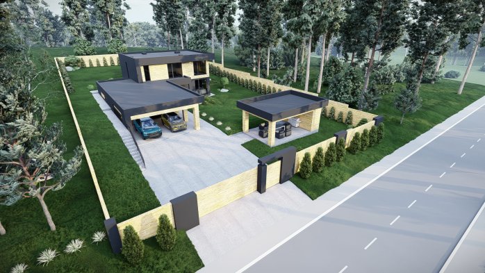 Проєкт будинку DBT 556 - Двоповерхові дома у Києві