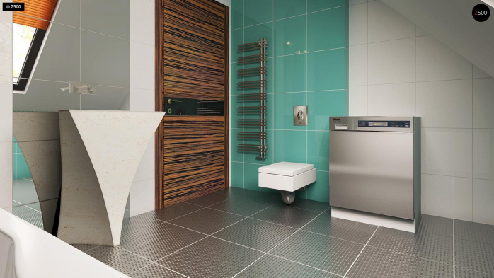 Проект дома U114 - 20 С мансардным этажом дома в Киеве