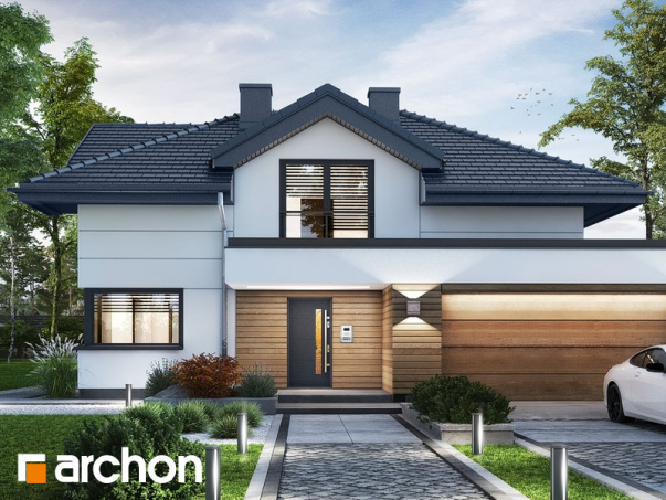 Проект дома Вилла Миранда 5 (Г2) - 1 С мансардным этажом дома в Киеве