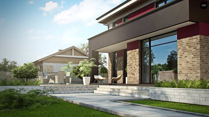 Проект дома Ux61 - 4 Двухэтажные дома в Киеве