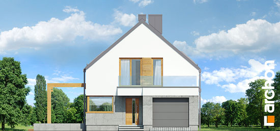 Проект дома Дом под лукумой - 3 С мансардным этажом дома в Киеве