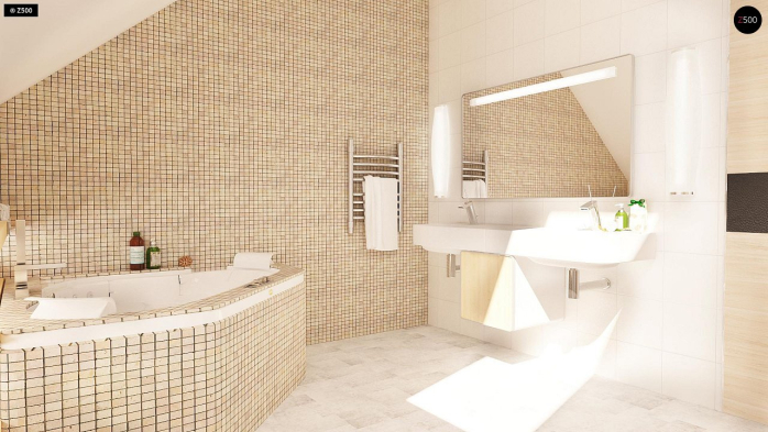 Проект дома U149 - 11 С мансардным этажом дома в Киеве