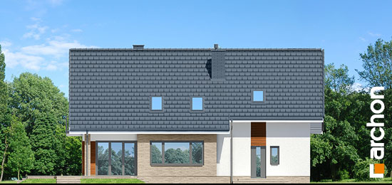 Проект дома Дом в аурорах (Г2) - 6 С мансардным этажом дома в Киеве