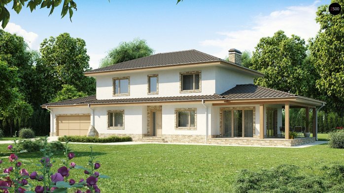 Проект дома U74 - 1 Двухэтажные дома в Киеве