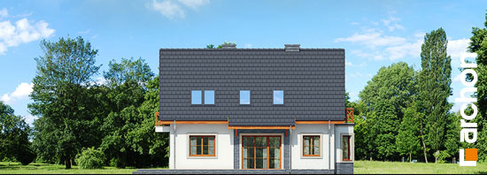 Проект дома Дом под фисташковым деревом 2(Б) вер.2 - 5 С мансардным этажом дома в Киеве