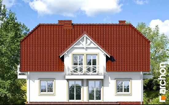 Проект дома Дом в гладиолусах 2 вер.2 - 6 С мансардным этажом дома в Киеве