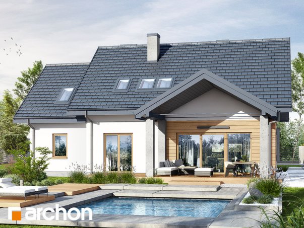 Проект дома Дом в изумрудах 4 (Г) - 2 С мансардным этажом дома в Киеве