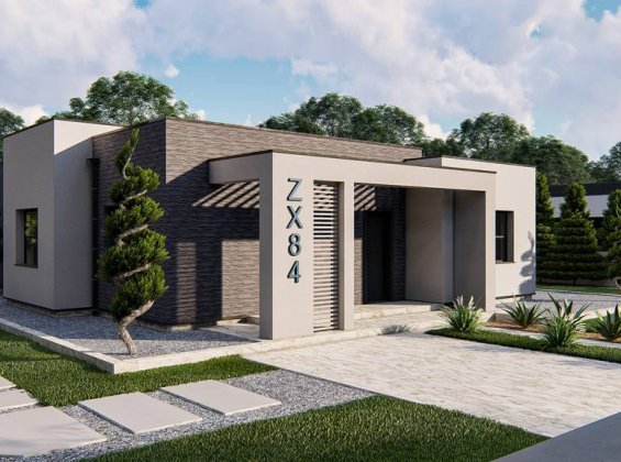 Проект дома Ux84