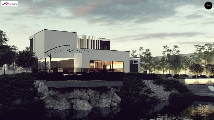 Проект дома Ux204 - 3 Двухэтажные дома в Киеве