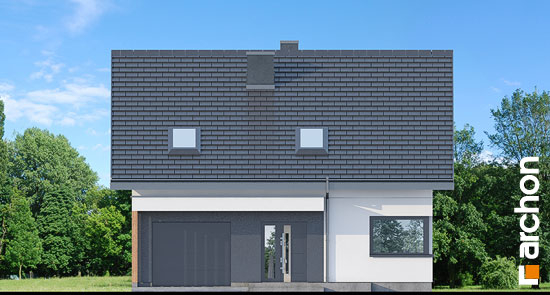 Проект дома Дом в бруснике 5 - 3 С мансардным этажом дома в Киеве