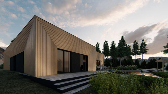 Проект дома Ux269 - 5 Одноэтажные дома в Киеве