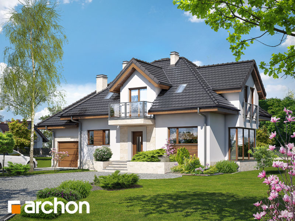 Проект дома Дом в вербене (Н) вер.2 - 1 С мансардным этажом дома в Киеве