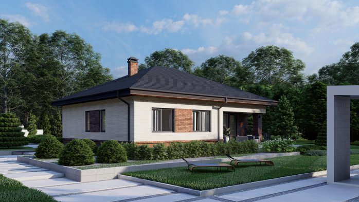 Проект дома U273 k - 4 Одноэтажные дома в Киеве