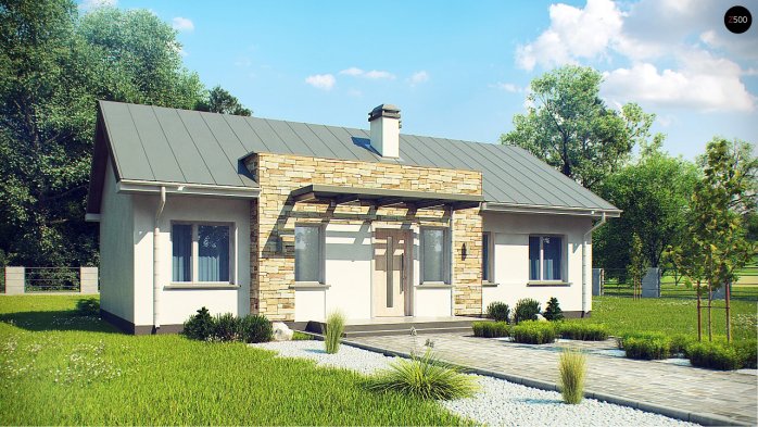 Проект дома U309 - 6 Одноэтажные дома в Киеве