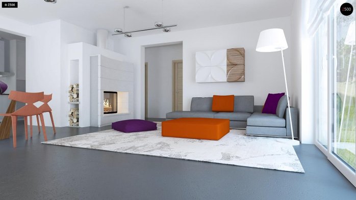 Проект дома U204 GP - 8 Одноэтажные дома в Киеве