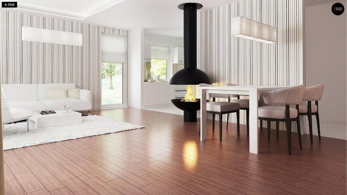 Проект дома U251 - 5 Одноэтажные дома в Киеве