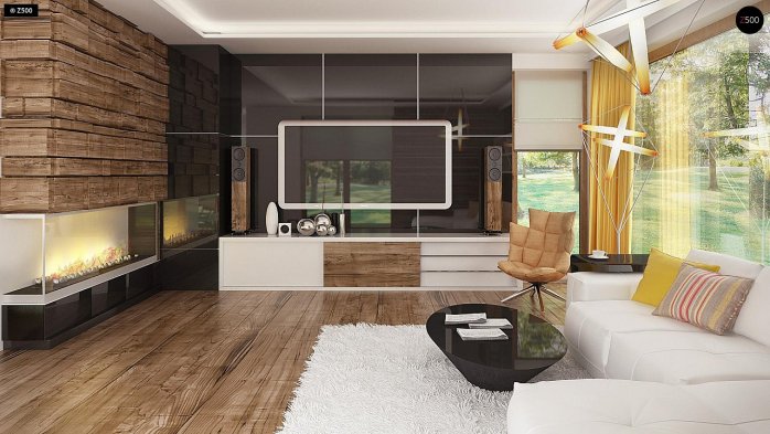 Проект дома U288 - 5 С мансардным этажом дома в Киеве