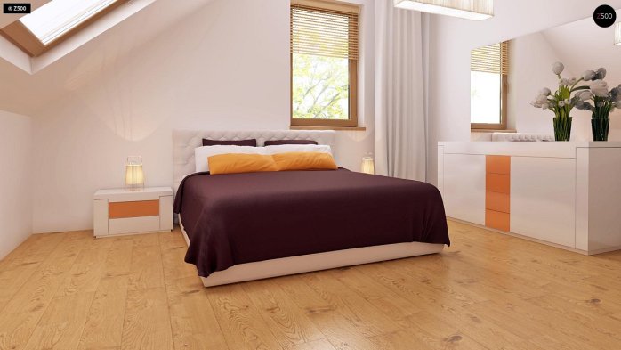 Проект дома U1 - 10 С мансардным этажом дома в Киеве