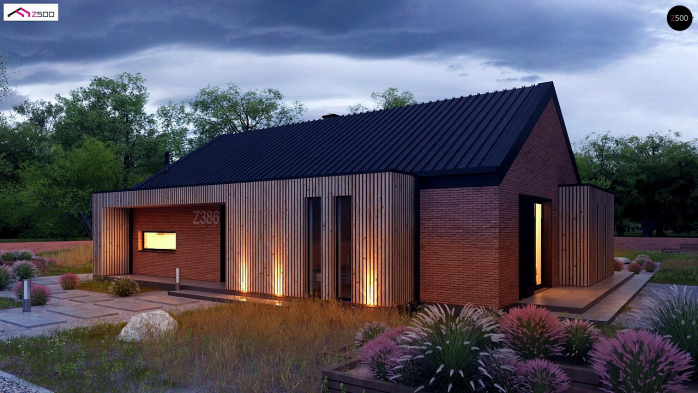 Проект дома U386 - 1 Двухэтажные дома в Киеве