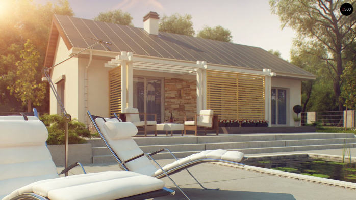 Проект дома U309 - 1 Одноэтажные дома в Киеве