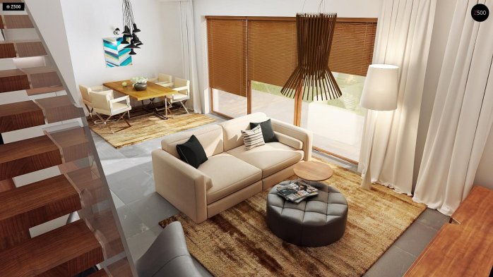 Проект дома Ub5 - 3 С мансардным этажом дома в Киеве