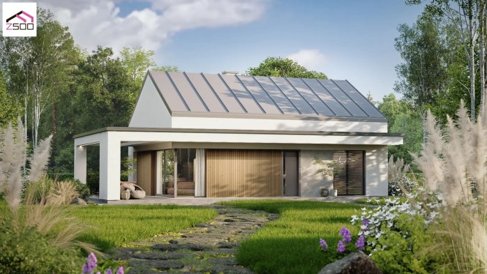 Проект дома U499 - 1 С мансардным этажом дома в Киеве