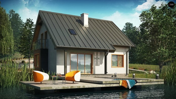 Проект дома U162 - 3 С мансардным этажом дома в Киеве