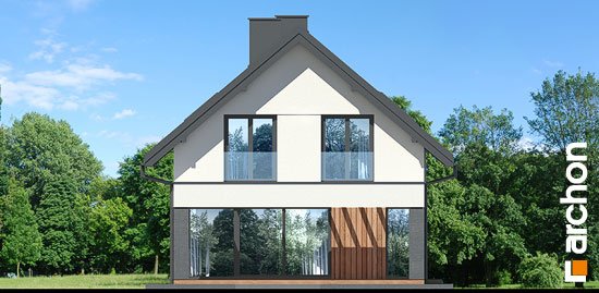 Проект дома Дом в мотыльках - 4 С мансардным этажом дома в Киеве