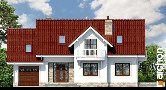 Проект дома Дом в лобелиях 2 вер.2 - 3 С мансардным этажом дома в Киеве