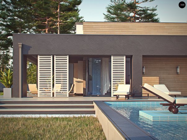 Проект дома Ux65 - 9 Одноэтажные дома в Киеве